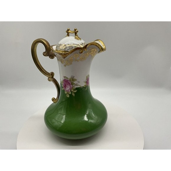 Imperial Crown China Chocolate Pot, Hand Painted, Vienna Austria - Picture 10 of 16